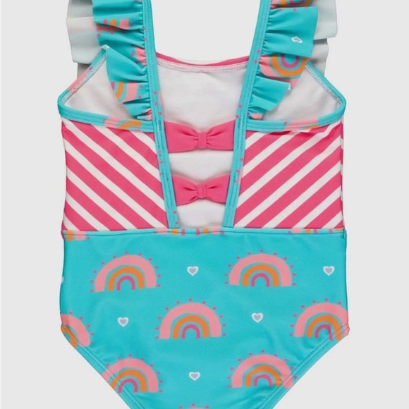 Ruffle Butts Rainbow Swimming Suit.  Girls size 18-24 months. New with tags! - Picture 3 of 8
